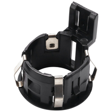 Load image into Gallery viewer, Black parking sensor retainer reference 89348-33030-C0, inner housing and mounting-tab reverse view