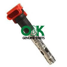 Auto Parts Electrical ignition coil 077 905 115Q  for audi red ignition coil