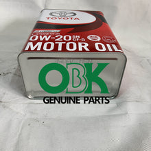 Görseli Galeri görüntüleyiciye yükleyin, 0W-20 MOTOR OIL engine oil for toyota  4 liter 08880-12205