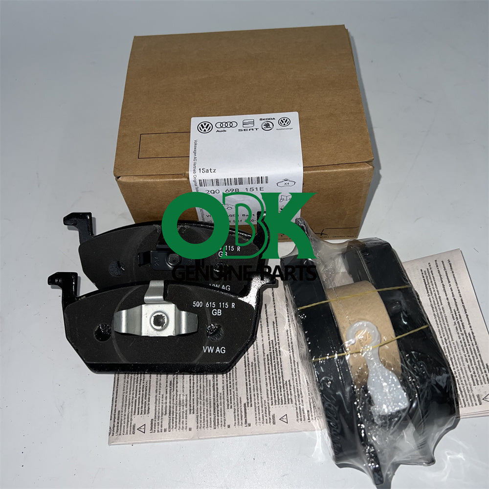 OE NUMBER 2Q0698151E: BRAKE PAD SET, BRAKE DISC AND PADS SET