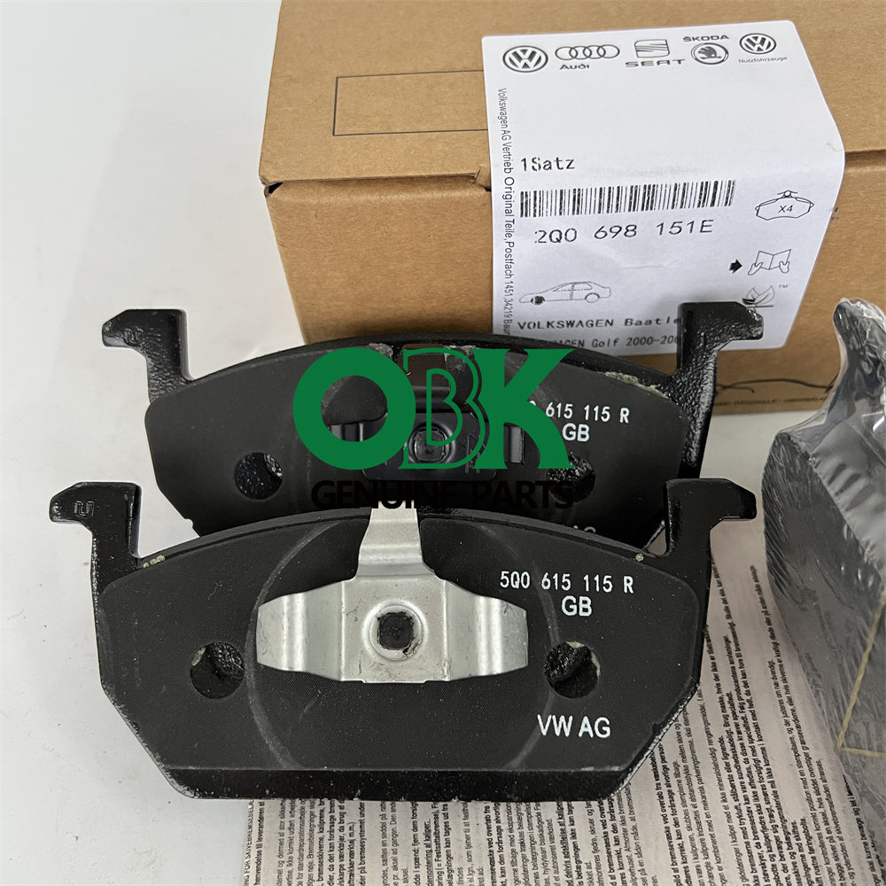 OE NUMBER 2Q0698151E: BRAKE PAD SET, BRAKE DISC AND PADS SET