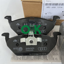 Charger l&#39;image dans la galerie, Genuine VAG Polo Front Brake Pads 6R0 698 151A