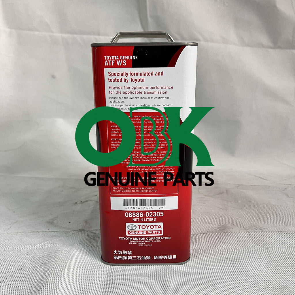 0w-20 gearbox oil engine oil for Toyota 4 liter  08886-02305