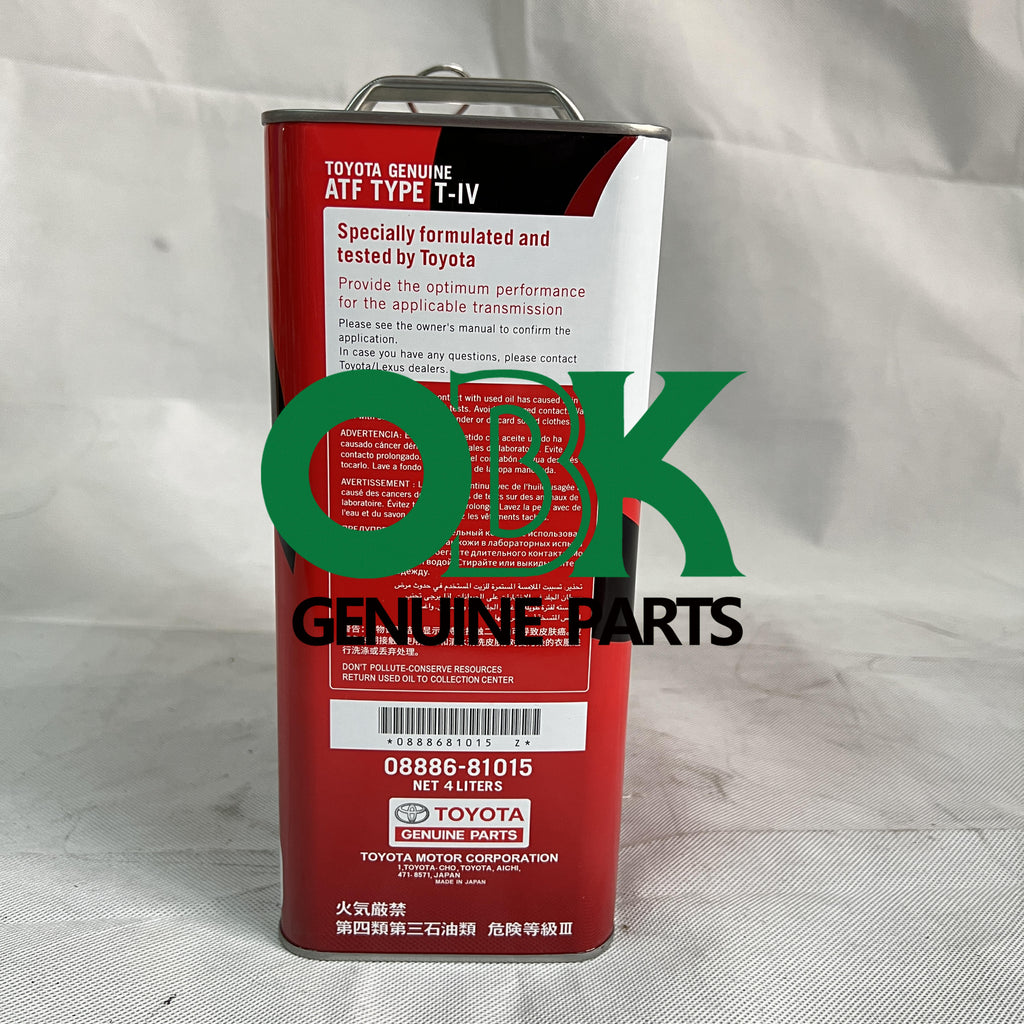 0w-20 gearbox oil engine oil for Toyota 4 liter  08886-81015